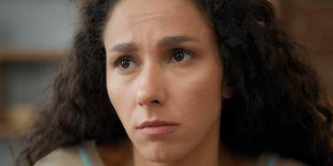 Woman is shamed for emotions.