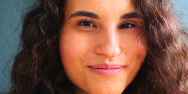friendly socially intelligent woman smiling