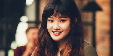 smiling woman