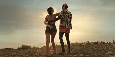 couple at beach