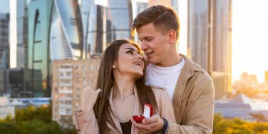 romantic couple photo