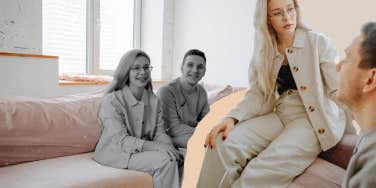 Couple taking time to air their dirty laundry with each other, to strengthen their relationship