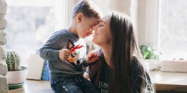 mom and daughter