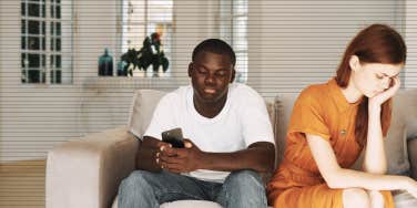 Couple habitually ignoring each others needs 