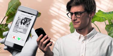 Man on a dating app
