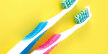 two toothbrushes