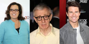 Rosie O'Donnell, Woody Allen, Tom Cruise