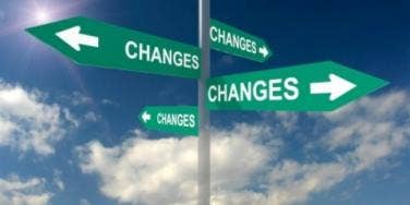 signs of change in every direction