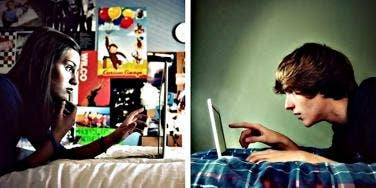 online dating couple