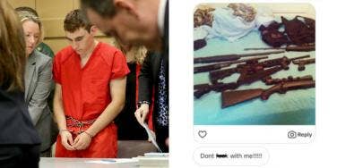 Nikolas Cruz, threatening messages, ex-girlfriend