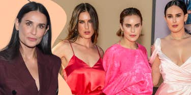 Demi Moore, Tallulah Willis, Scout Willis and Rumer Willis
