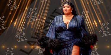 Lizzo Accepting humanitarian award