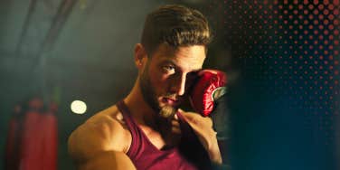 man in a boxing ring