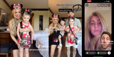 Mallory Richardson and her family at Disney World