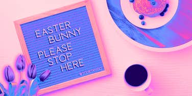 easter letter board quote