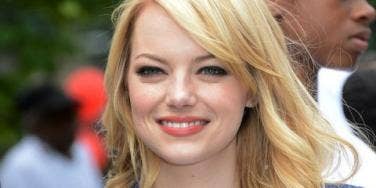 Emma Stone blue blazer