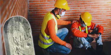 distraught workers