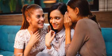 women gossipping