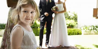 father, wedding day, wedding dress, daughter 