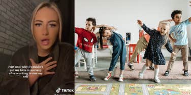 Danielle Cole, kids exercising in school