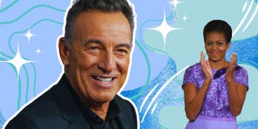 Bruce Springsteen and Michelle Obama