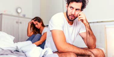couple refusing to go to bed angry