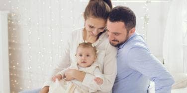 parents and baby daughter