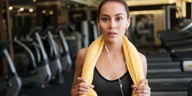 Girl at gym 