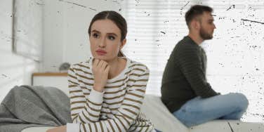 Couple taking a moment between each other while dealing with infidelity