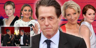 Hugh Grant with Ashley Graham, Renée Zellweger, Drew Barrymore, Emma Thompson, Julianne Moore