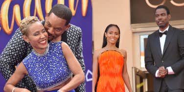 Will Smith, Jada Pinkett Smith, and Chris Rock