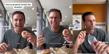 John McEntee TikTok video about a child questioning their gender