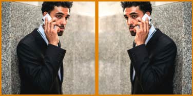 Man on a phone