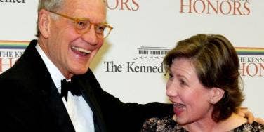 David Letterman and Regina Lasko