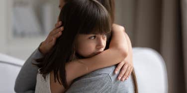 parent hugging child