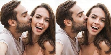 couple smiling
