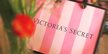 paper bag from Victoria's Secret