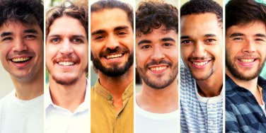 faces of men from around the world