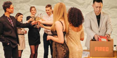 Office party, man fired