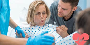 woman in labor