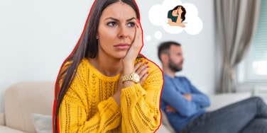 unhappy wife