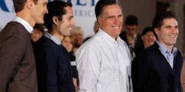 Mitt Romney and sons