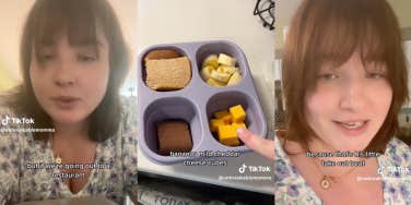 Karlie, packed meals for son