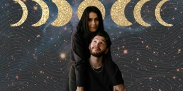 couple and moon phases