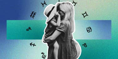 woman holding child, zodiac signs
