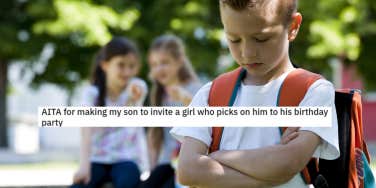 boy being bullied