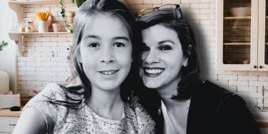 Author and her daughter 
