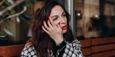 serious woman