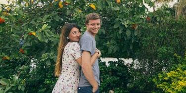 photo of author and boyfriend