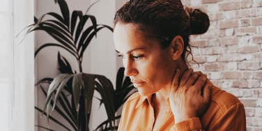 unhappy woman